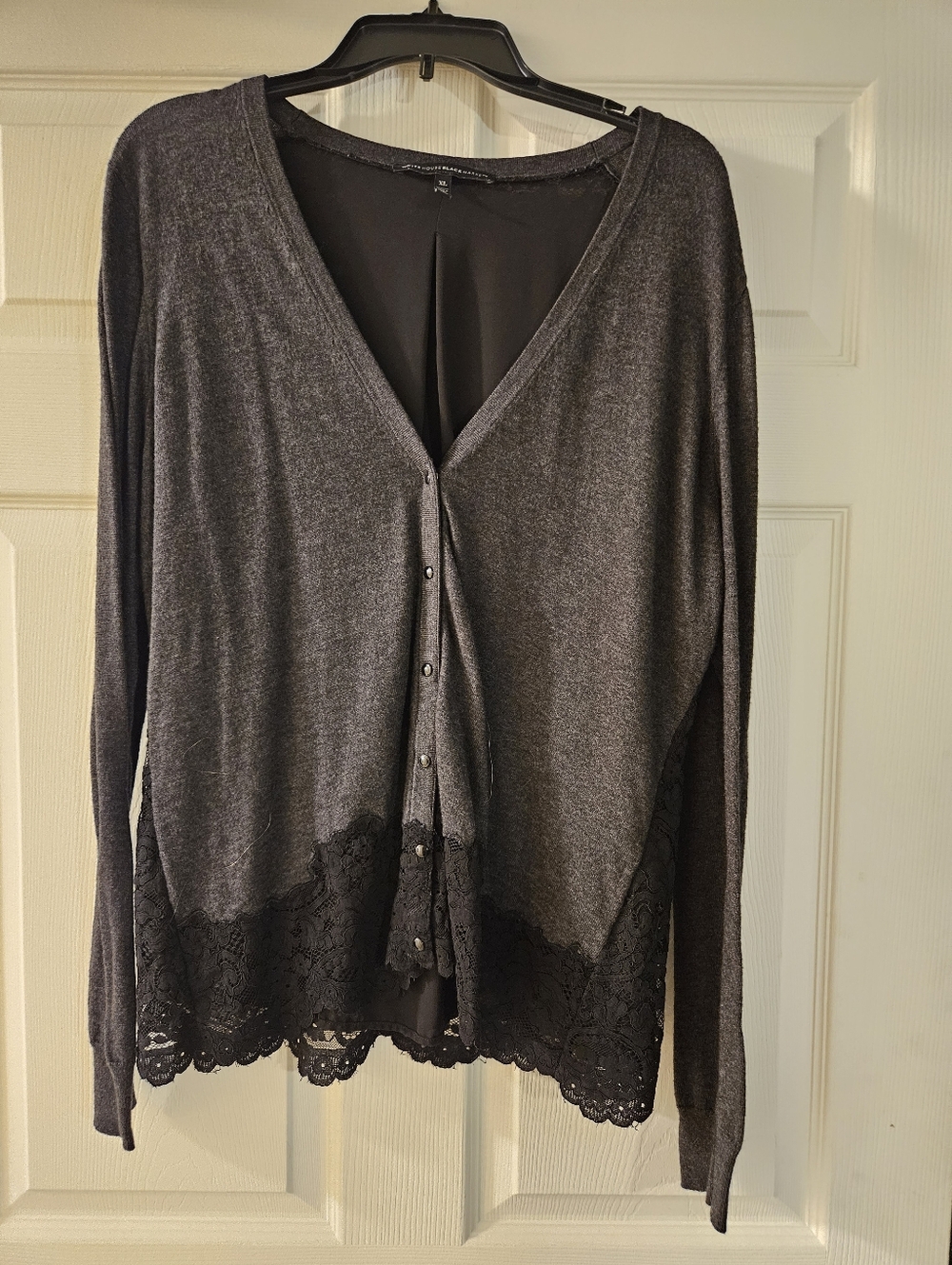 White House Black Market Black Pleated Skirt